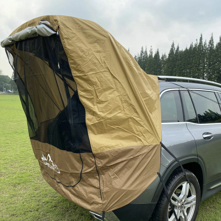 Rear Carport Tent Suv Car Trunk Tour Barbecue Camping Car Canopy Tail Extension Sunshade Rainproof