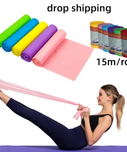 Yoga Physiotherapy Elastic Band, Gym Resistance Band, Sports Stretching Training Rope, Pilates 200Cm Stretching Film, Fitness Eq