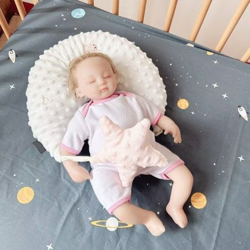 Baby Head Pillow Nursing Pillow Cushion Newborn Head Neck Support Pillow Sleeping Positioning Pad Pillow With Stuffed Star Toy
