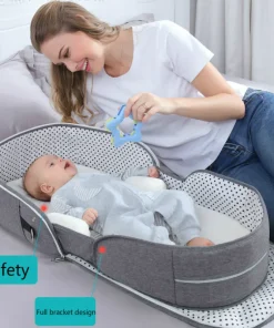 Breathable Portable Sleeping Baby Bed Crib Baby Multi-Function Travel Mosquito Nest For Newborns Portable Cribs Bassinet Bumper