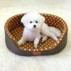 Square Pet Dog Bed Warm Pet Mat For Puppy Cool Cushion Dog Sleeping Nest Pet Bed Removable Cozy Cat House Kennel Pet Supplies